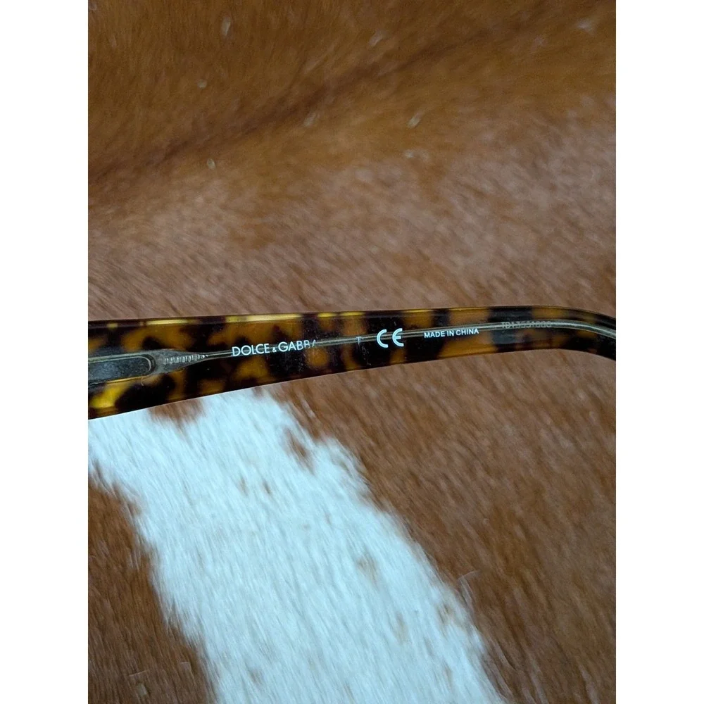 DOLCE & GABBANA DD1150 556 Brown Havana Tortoise Eyeglasses Frame 53-15-135